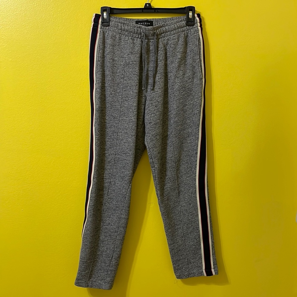 PacSun French Terry Side Stripe Track Pants